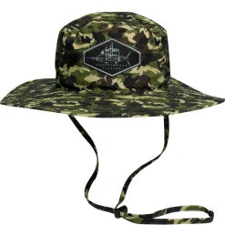 Billfish Patch Green Camo Print Performance Bonnie