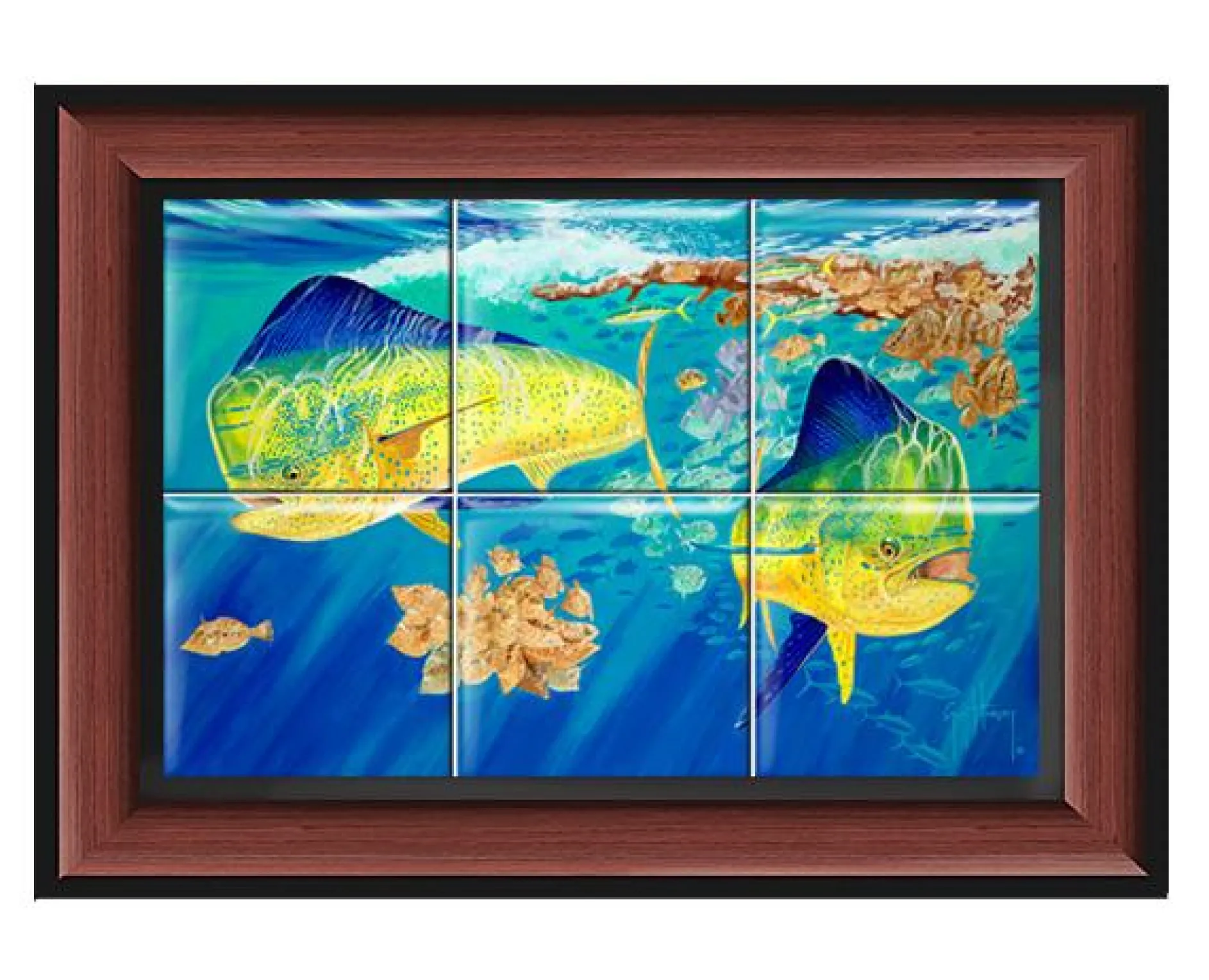 "Breaking Away" Tile Art