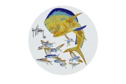 Bull Dolphin Medallion Mosaic - Large