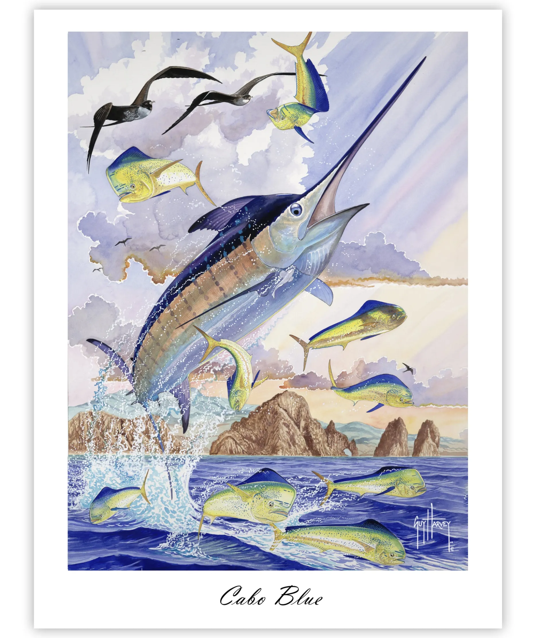 "Cabo Blue" Limited Edition Lithograph
