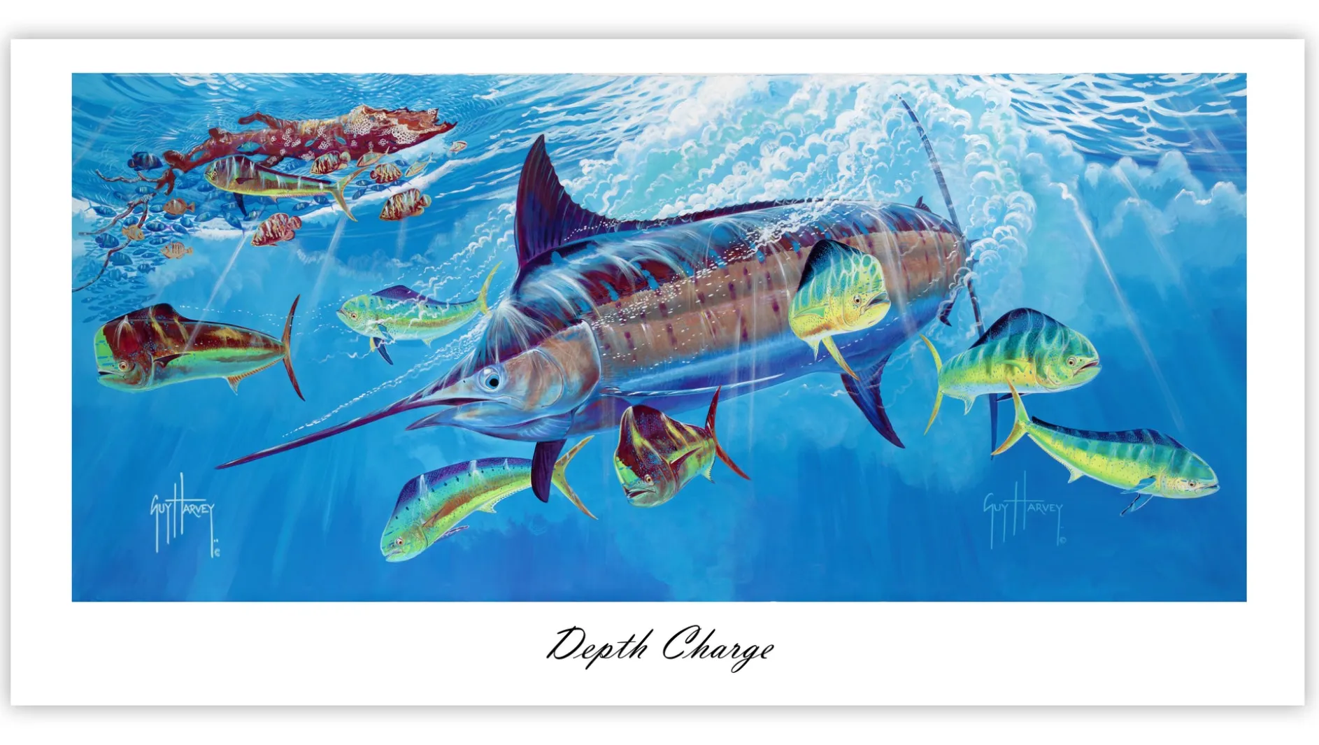 "Depth Charge" Limited Edition Lithograph