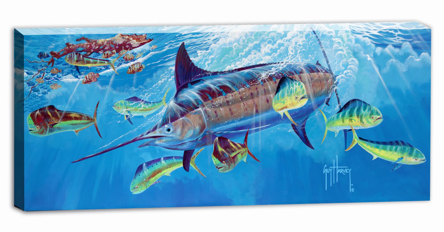 "Depth Charge" Small Canvas Art