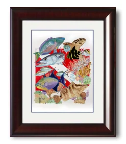 "Divers Delight" Mini Print