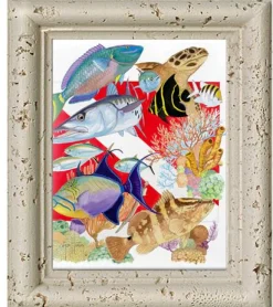 "Divers Delight" Tile Art