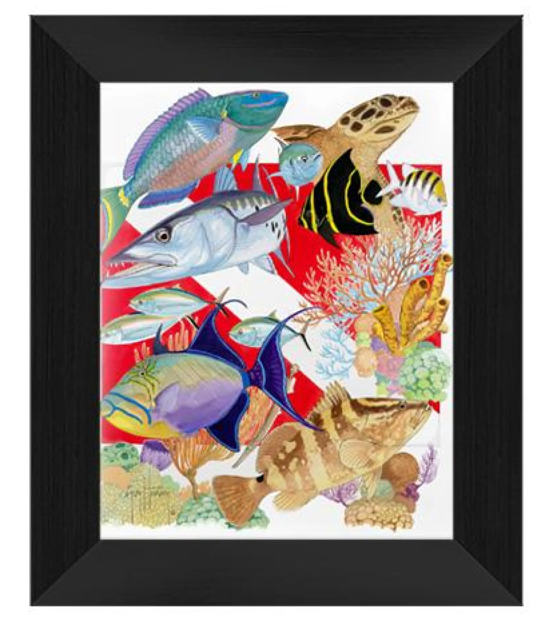 "Divers Delight" Tile Art