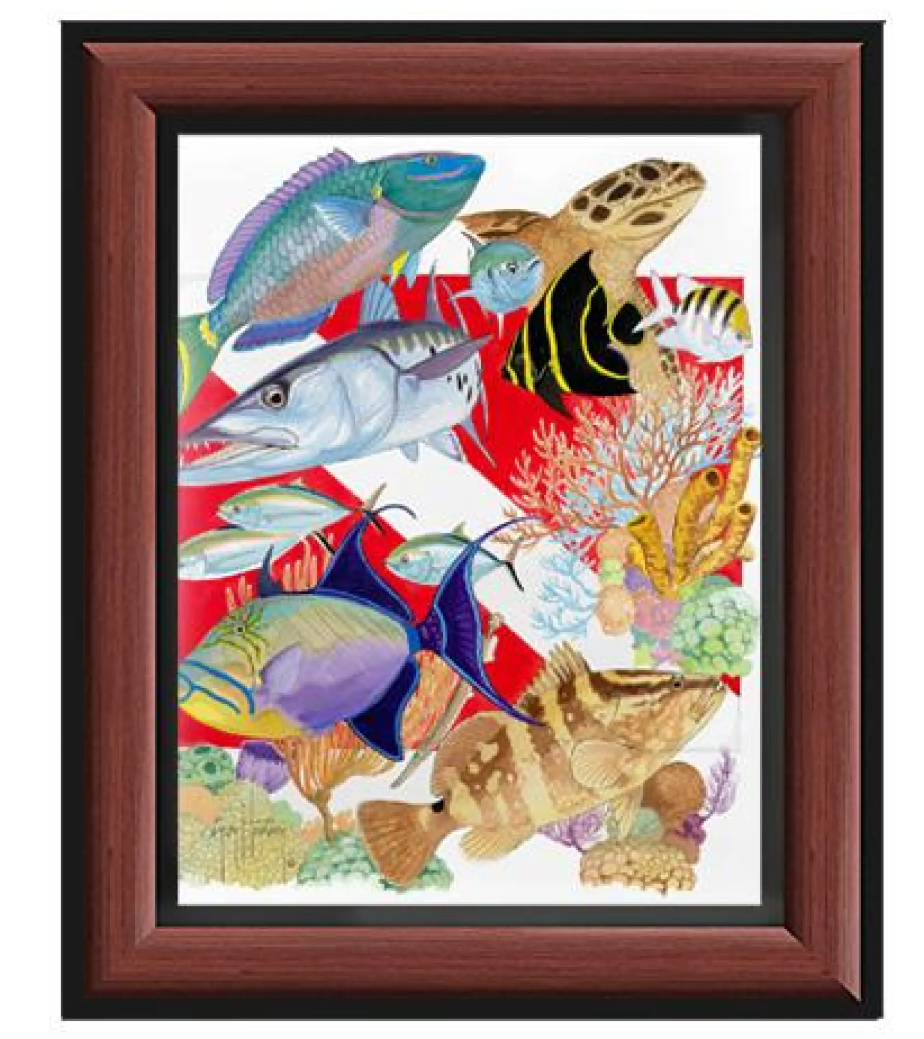 "Divers Delight" Tile Art