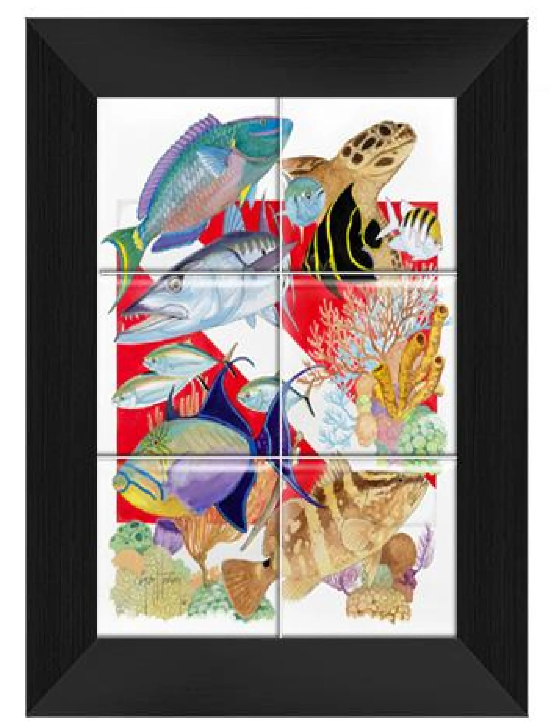 "Divers Delight" Tile Art