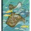 "Dual Stingrays" Small Canvas Art