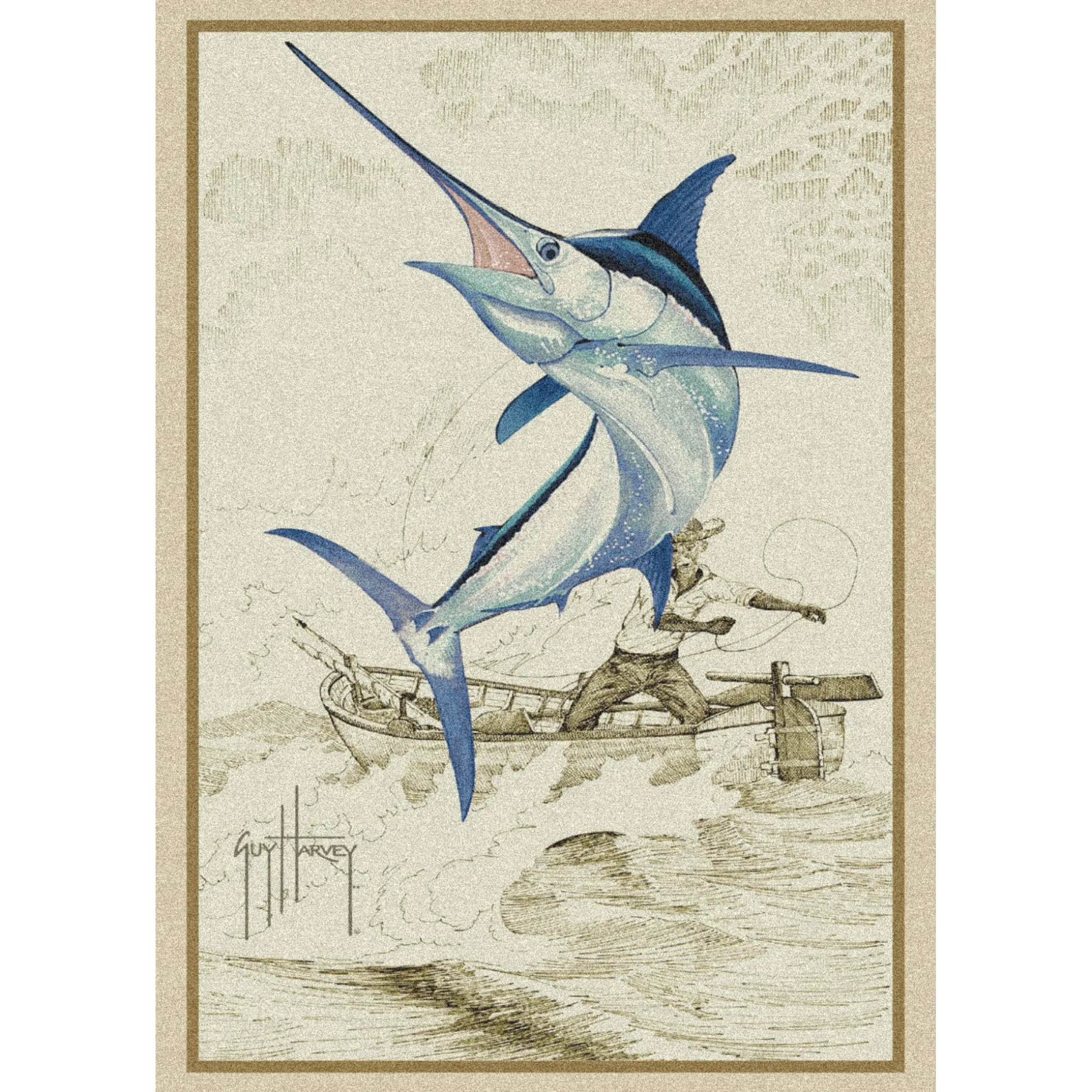 Fish On Area Rug