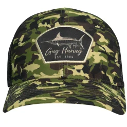 Fishy Green Camo Mesh Trucker Hat