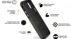 Fortitude Black Scribbler Phone Case