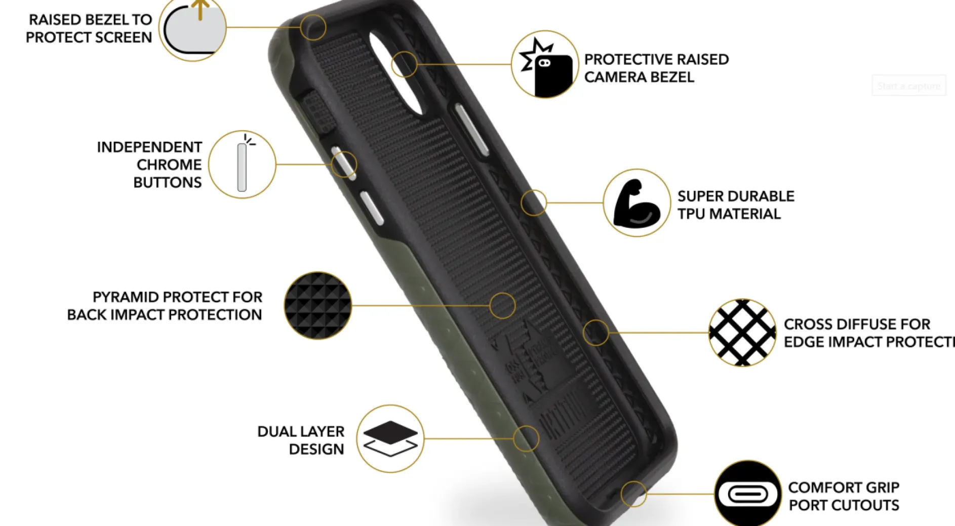 Fortitude Bullseye Phone Case