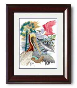 "Gulf Life" Mini Print