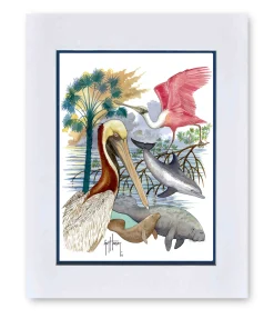 "Gulf Life" Mini Print