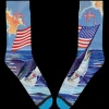 Guy Harvey Americana Marlin Socks