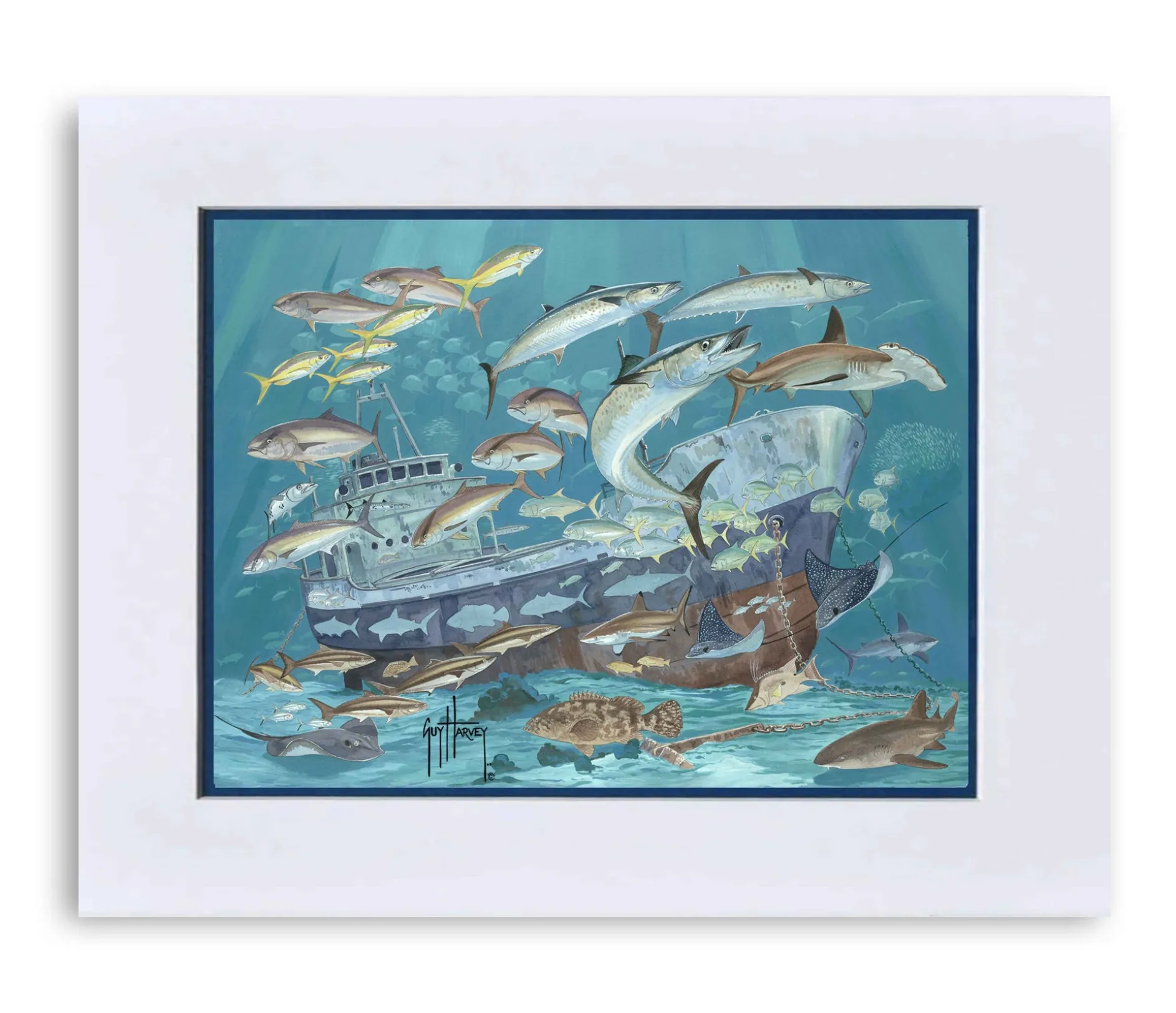 "Guy Harvey Reef" Grande Mini Print