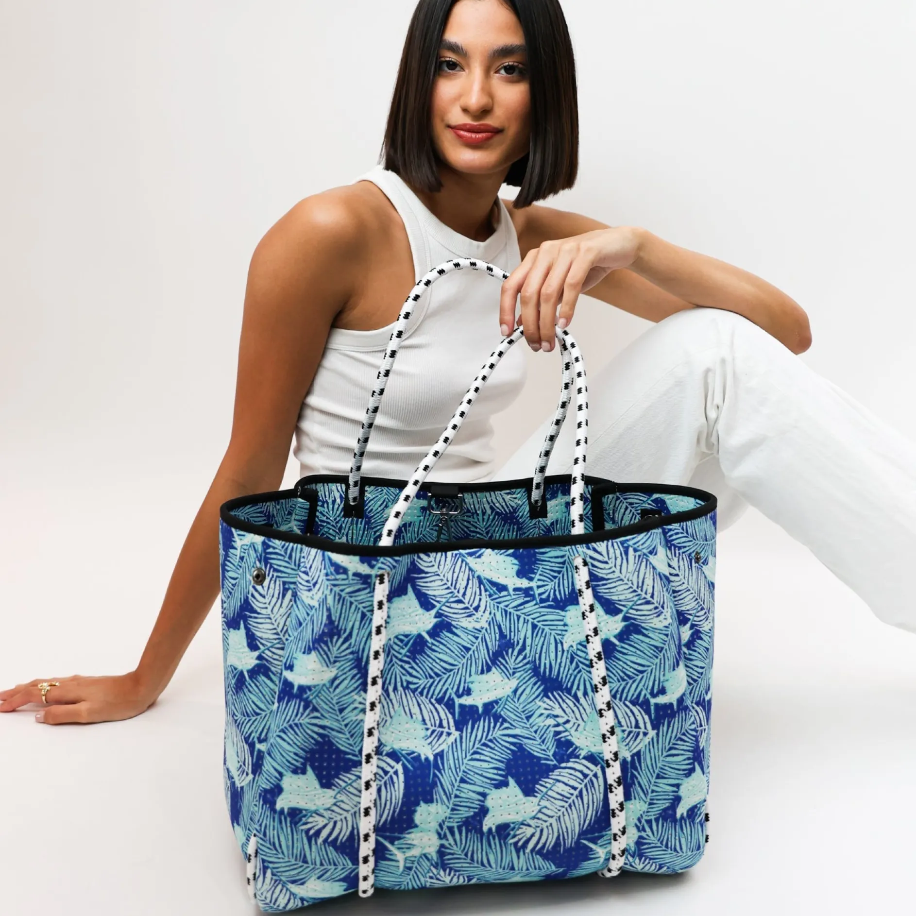 Guy Harvey x Pop Ups Brand Everyday Tote Shoreline Palms