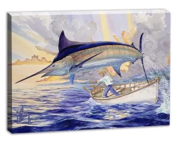 "Havana Blue" Small Canvas Art
