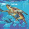 Hawksbill Caravan Mosaic Mural - Small