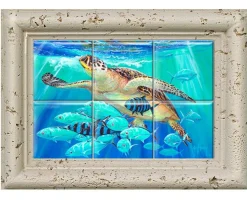 "Hawksbill Caravan" Tile Art