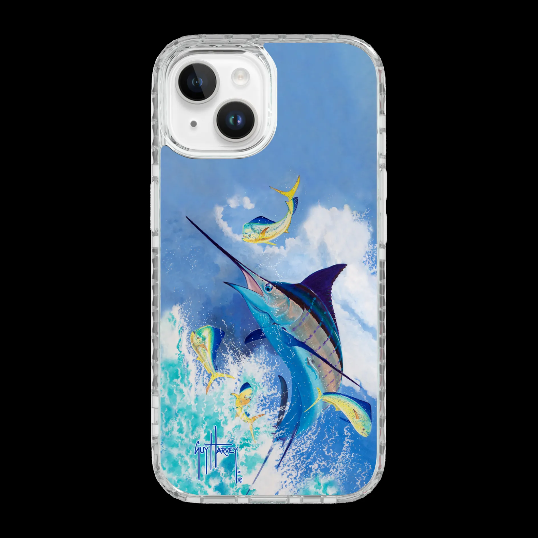iPhone 15 Models - Magnitude Blue Commocean Phone Case