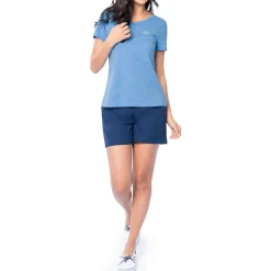 Ladies Anchored Relaxed V-Neck Top
