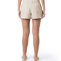 Ladies Beige Solid Short