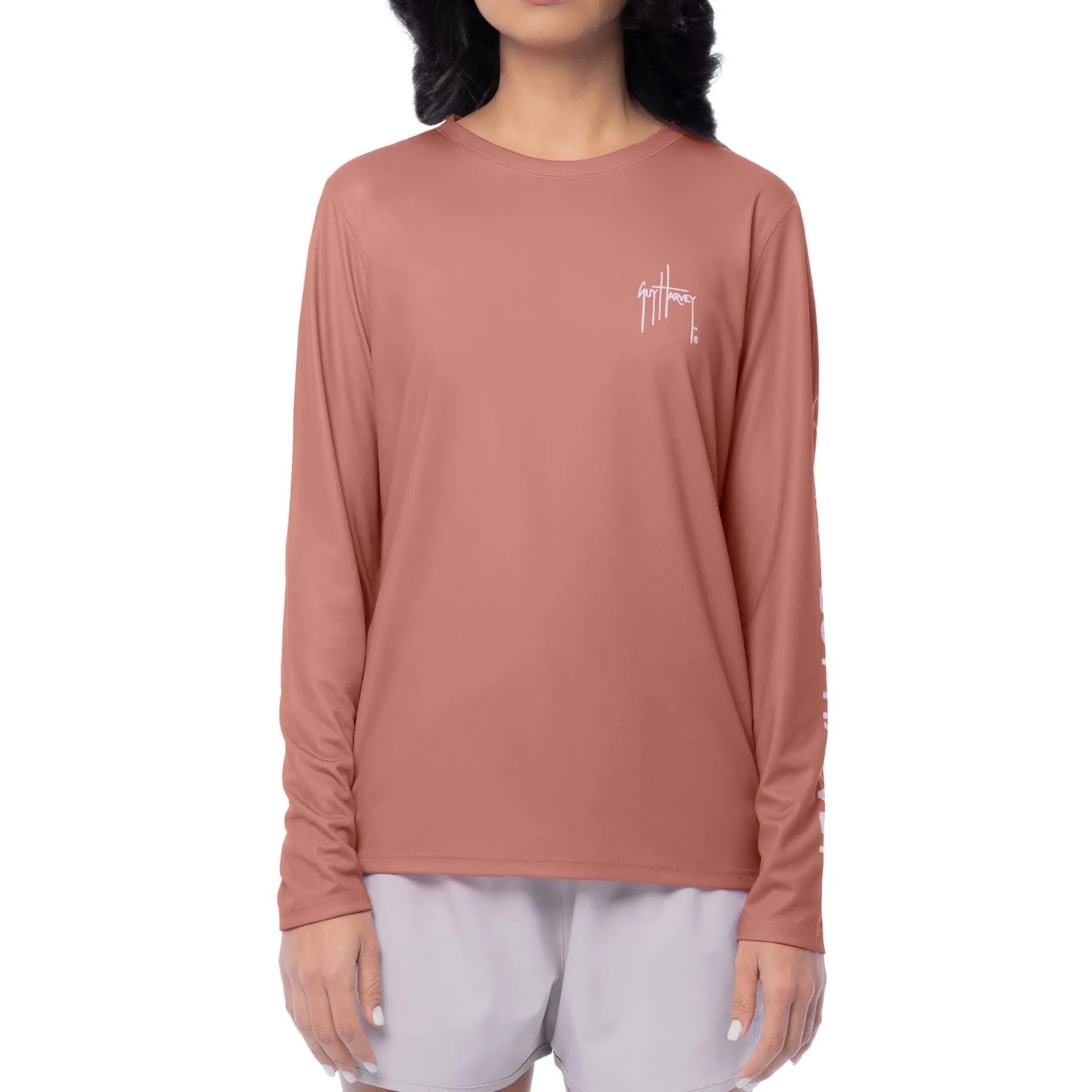 Ladies Core solid Long Sleeve Sun Protection Shirt