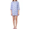 Ladies Indigo Pop Over Dress