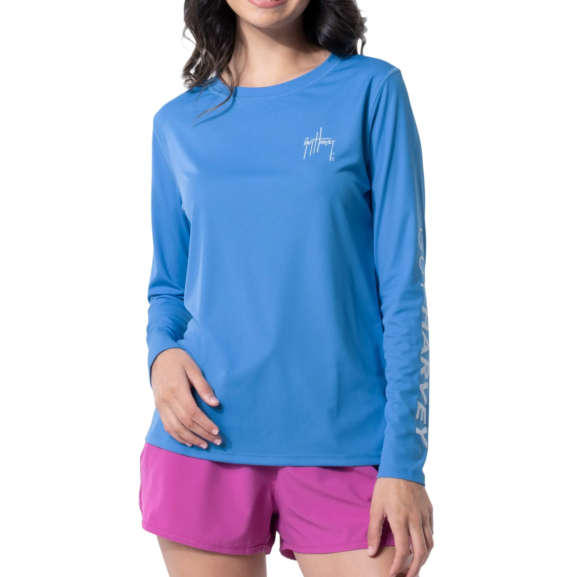 Ladies Long Sleeve Performance Fishing Sun Protection Shirt UPF 50+