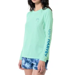 Ladies Long Sleeve Performance Fishing Sun Protection Shirt UPF 50+