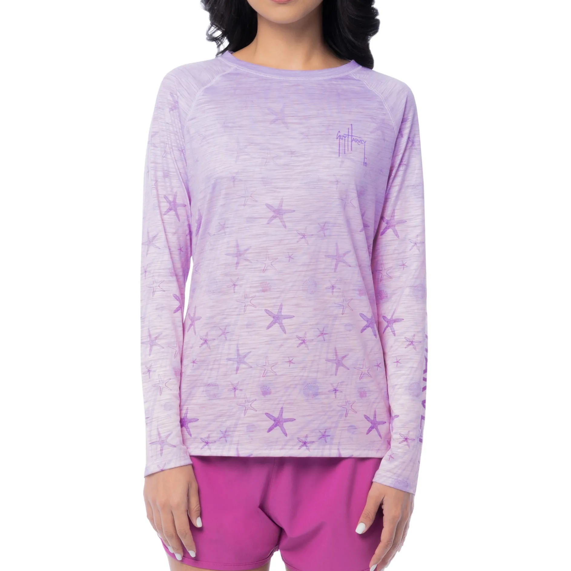 Ladies Ocean Current Long Sleeve Raglan Slub Shirt