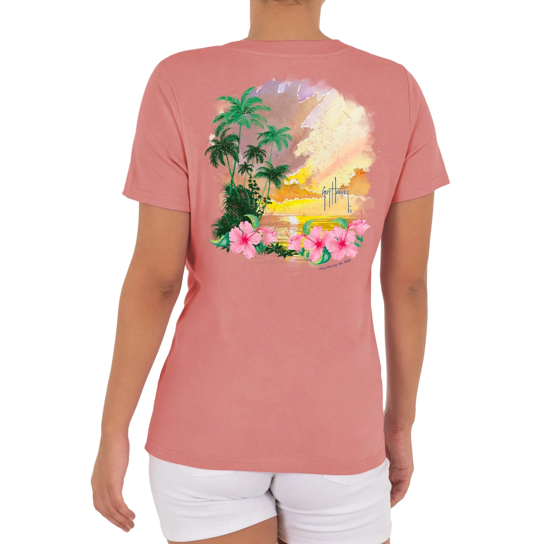 Ladies Paradise Short Sleeve V-Neck T-Shirt