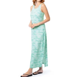 Ladies Shell Wave Maxi Dress