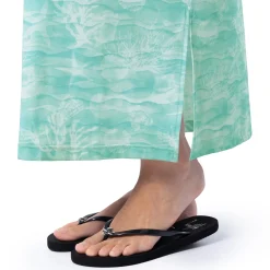 Ladies Shell Wave Maxi Dress