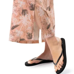 Ladies Tonal Palm Maxi Dress