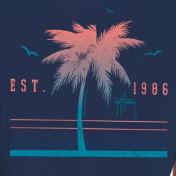 Ladies Tropical Short Sleeve V-Neck T-Shirt