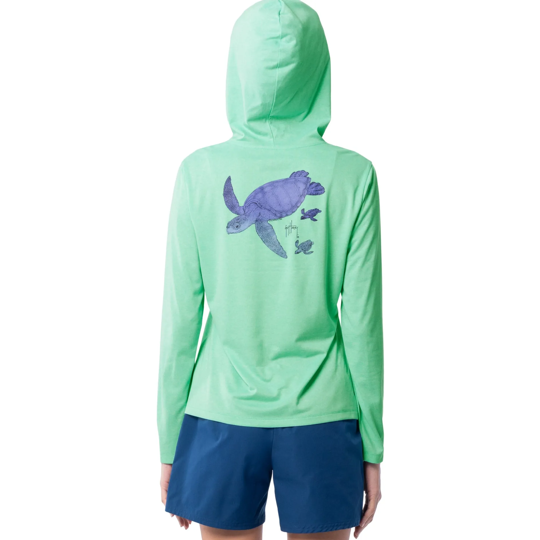 Ladies Turtle Stipple Performance Hoodie