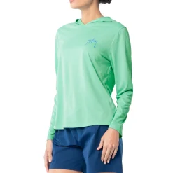 Ladies Turtle Stipple Performance Hoodie