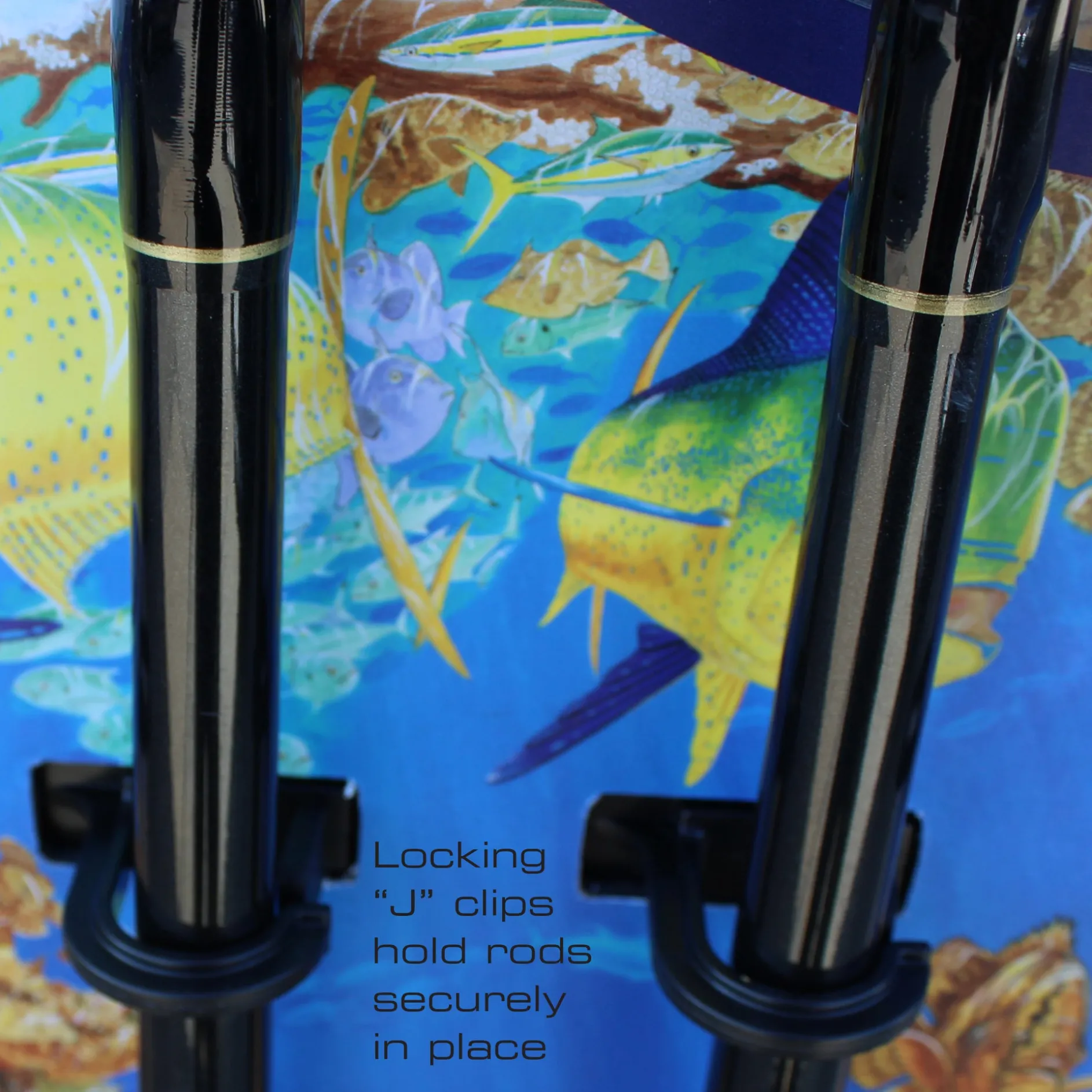 Mahi 6 Rod Wall Rack