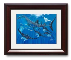 "Manta Train" Mini Print