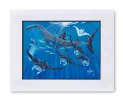 "Manta Train" Mini Print