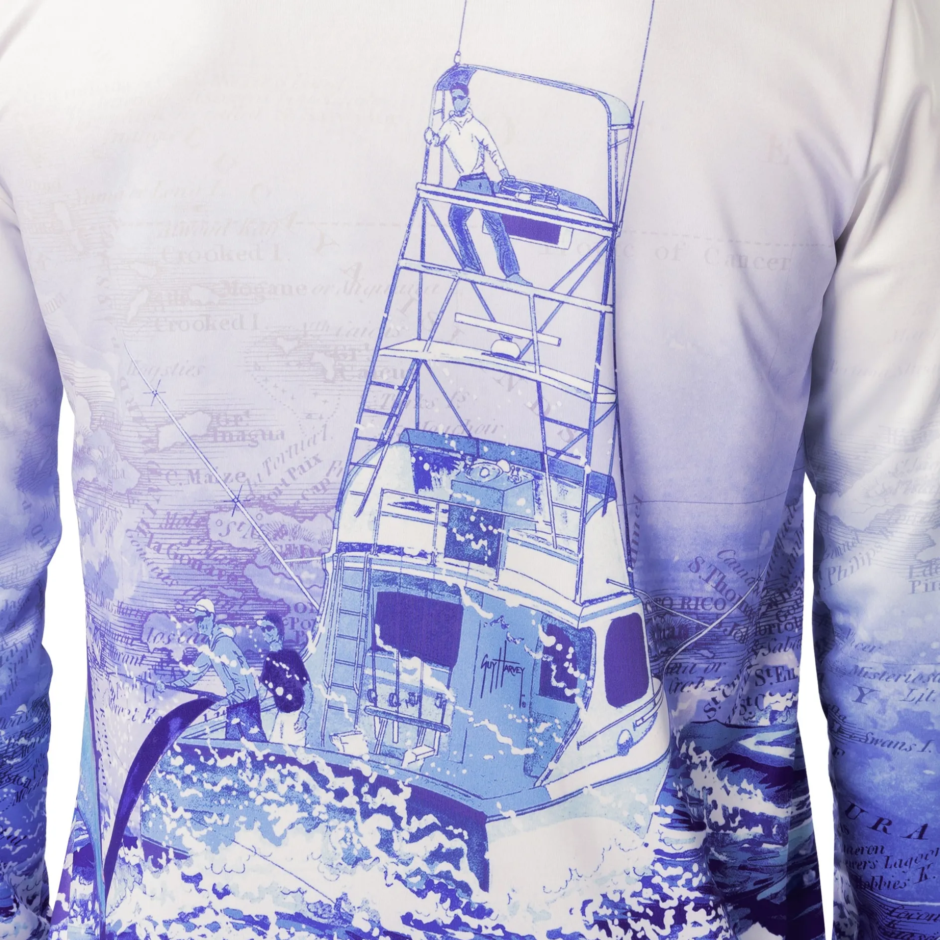 Men's Atlantic White Performance Sun Protection Top