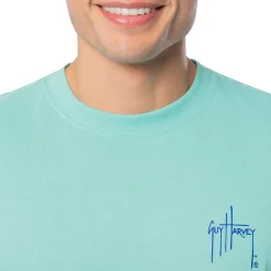 Men's Blue Hawaiian Short Sleeve T-Shirt
