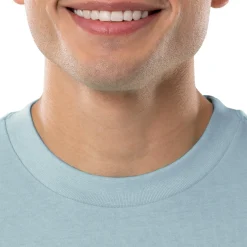 Men's Blue Palm Silos Long Sleeve T-Shirt