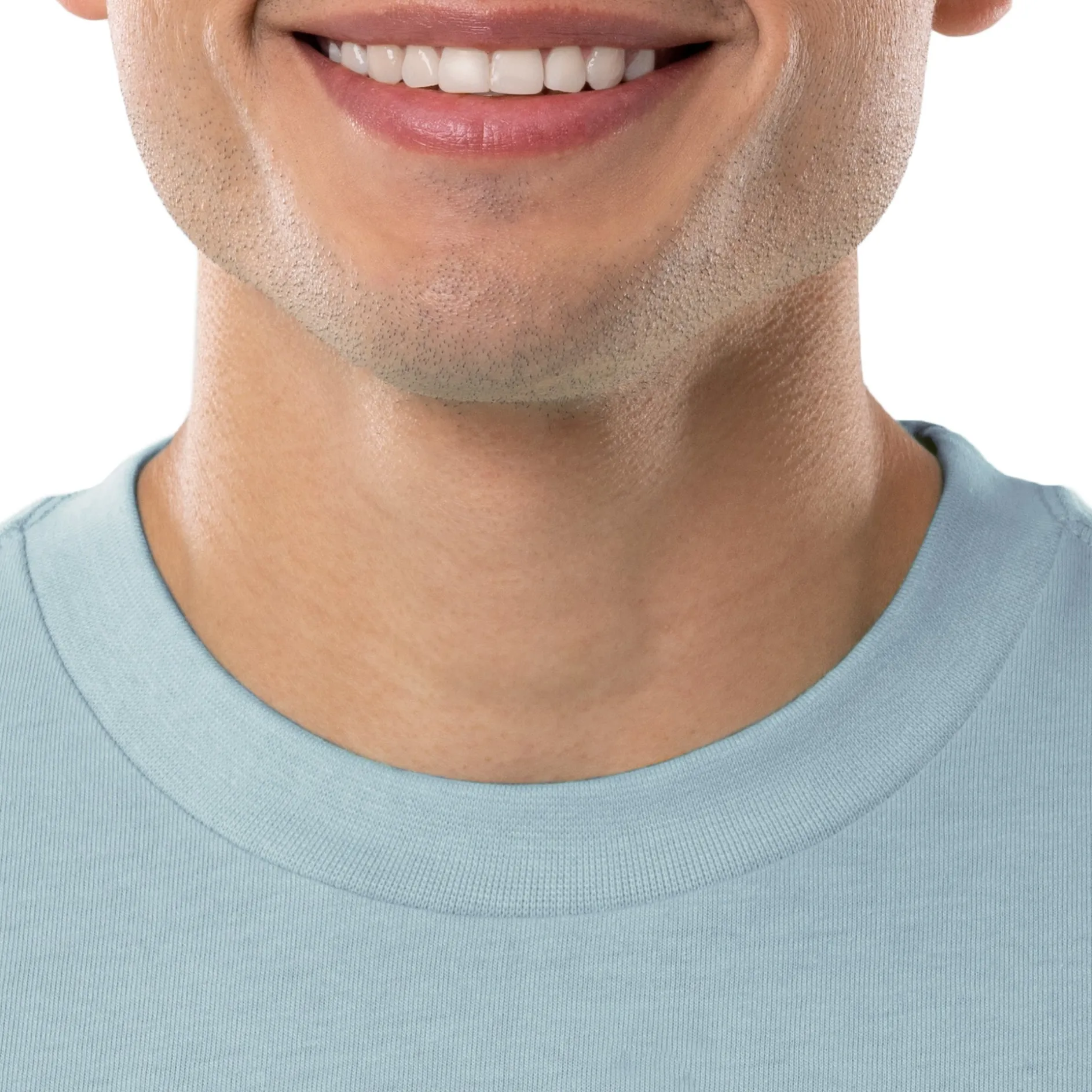 Men's Blue Palm Silos Long Sleeve T-Shirt