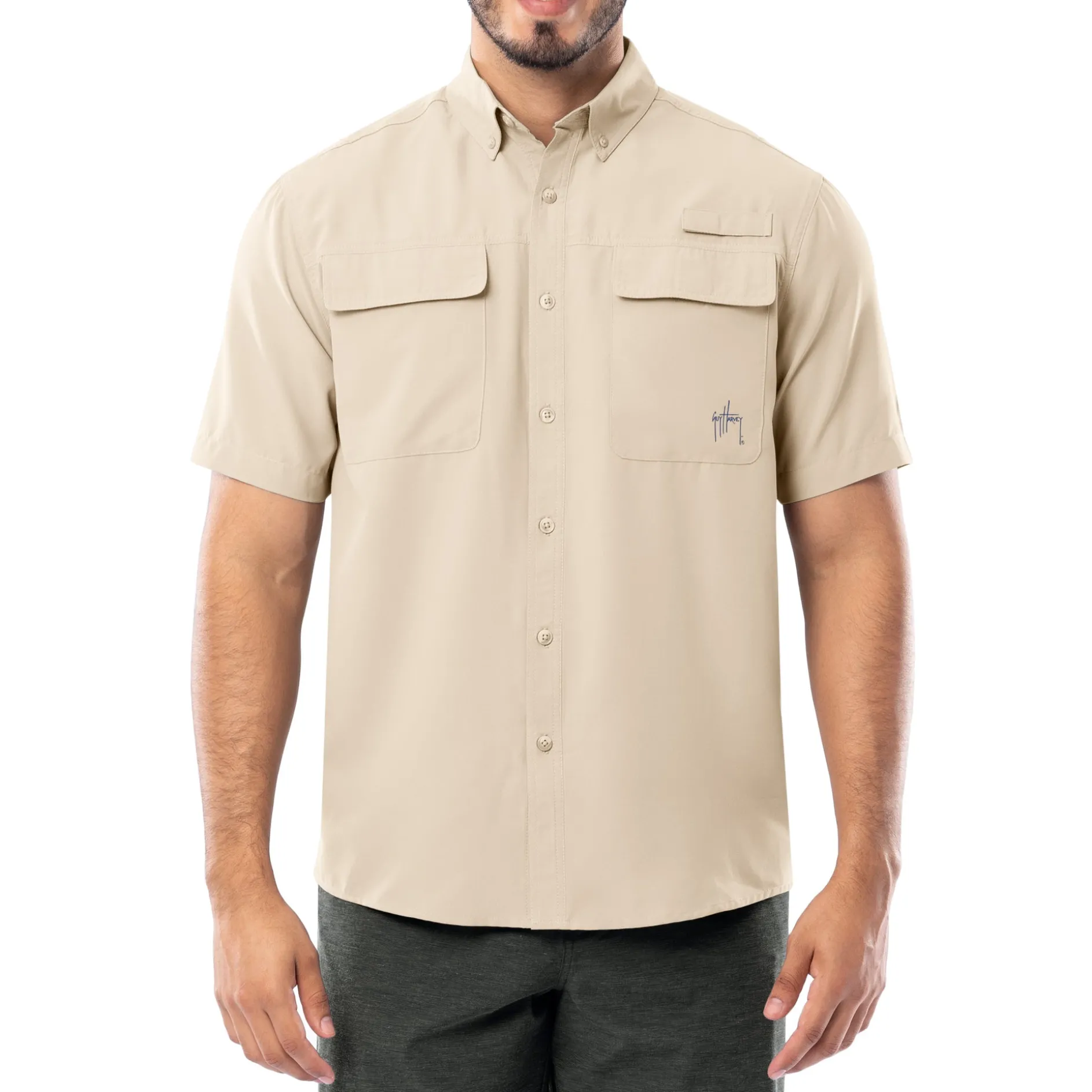 Men's Core Solid Short Sleeve Fishing Shirt
