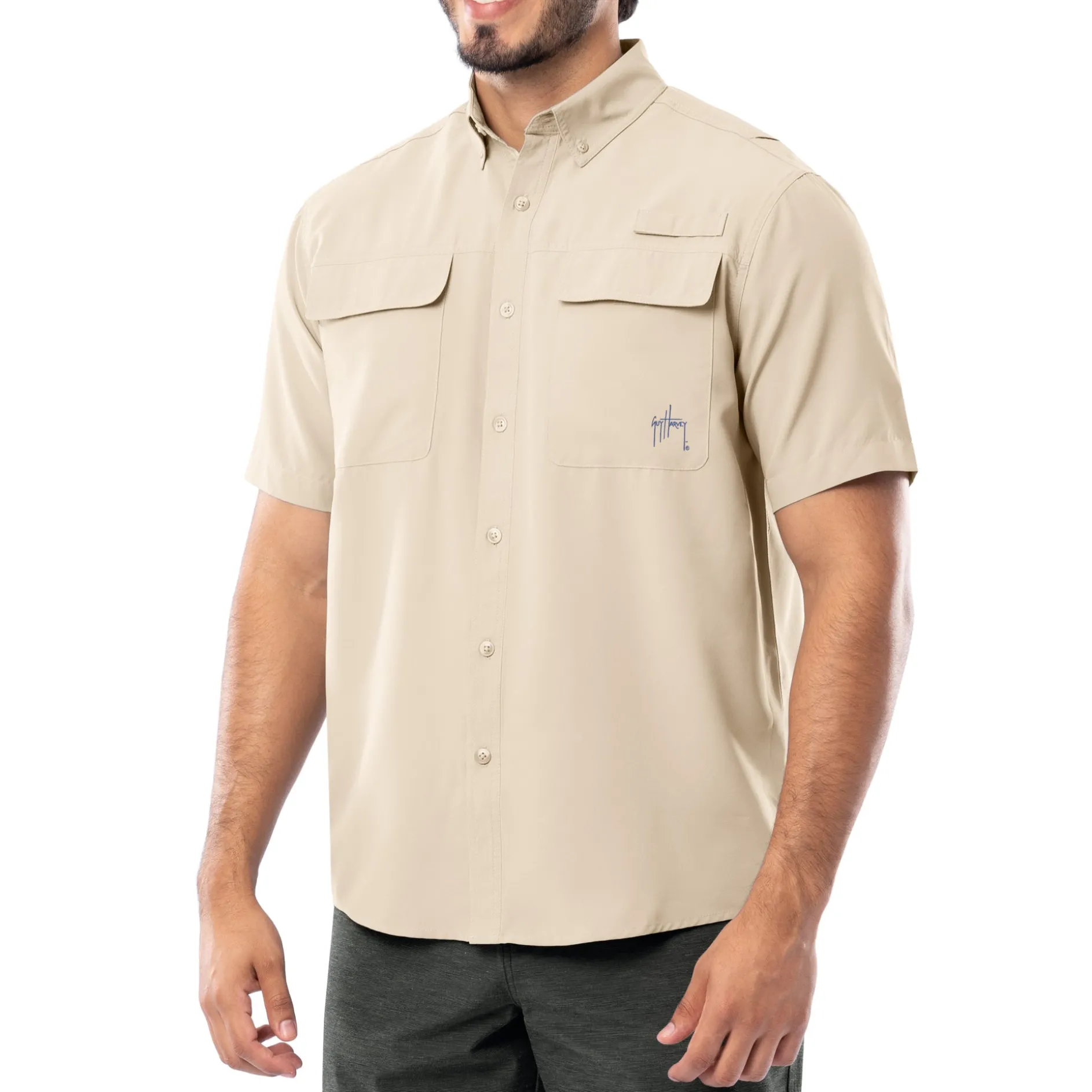 Men's Core Solid Short Sleeve Fishing Shirt