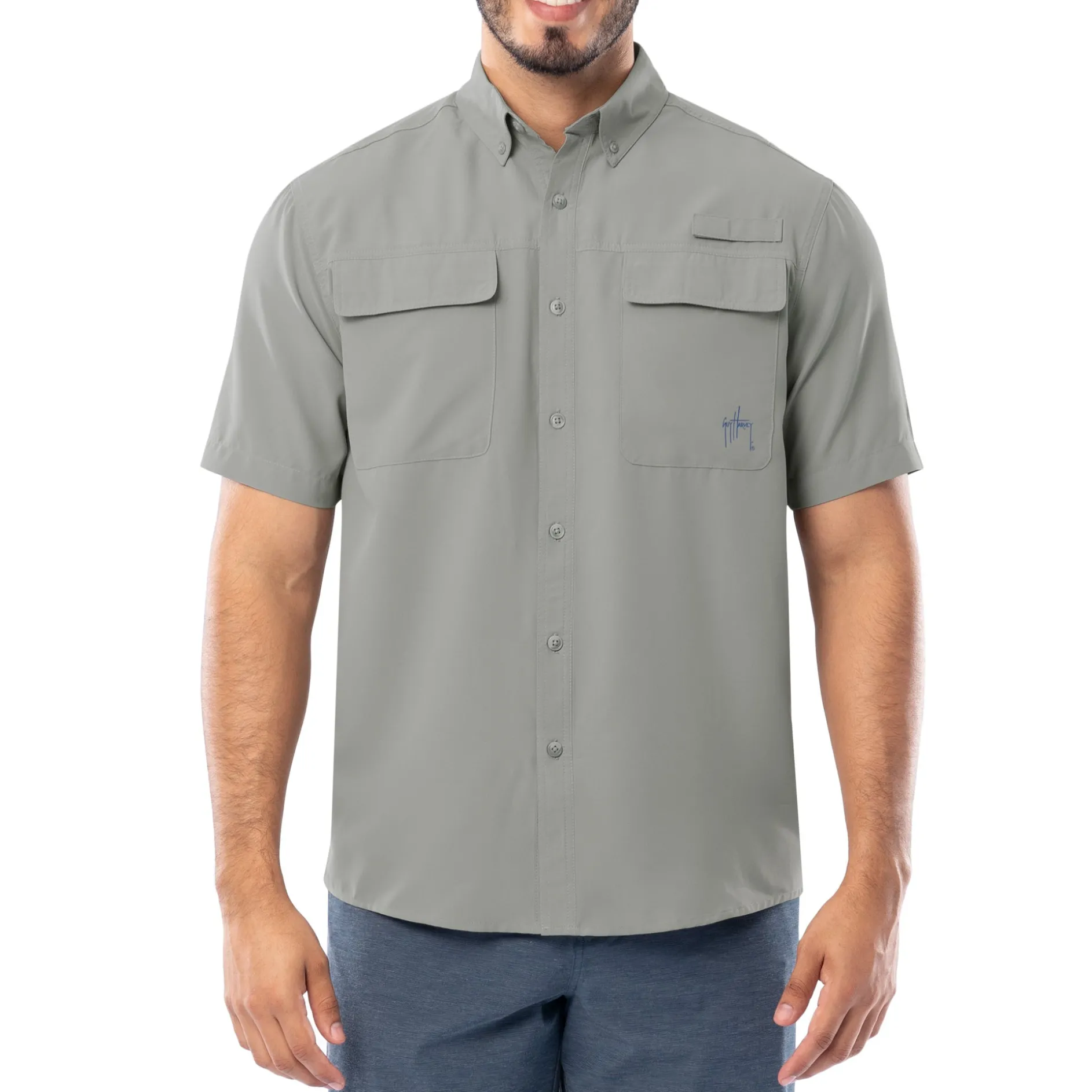 Men's Core Solid Short Sleeve Fishing Shirt