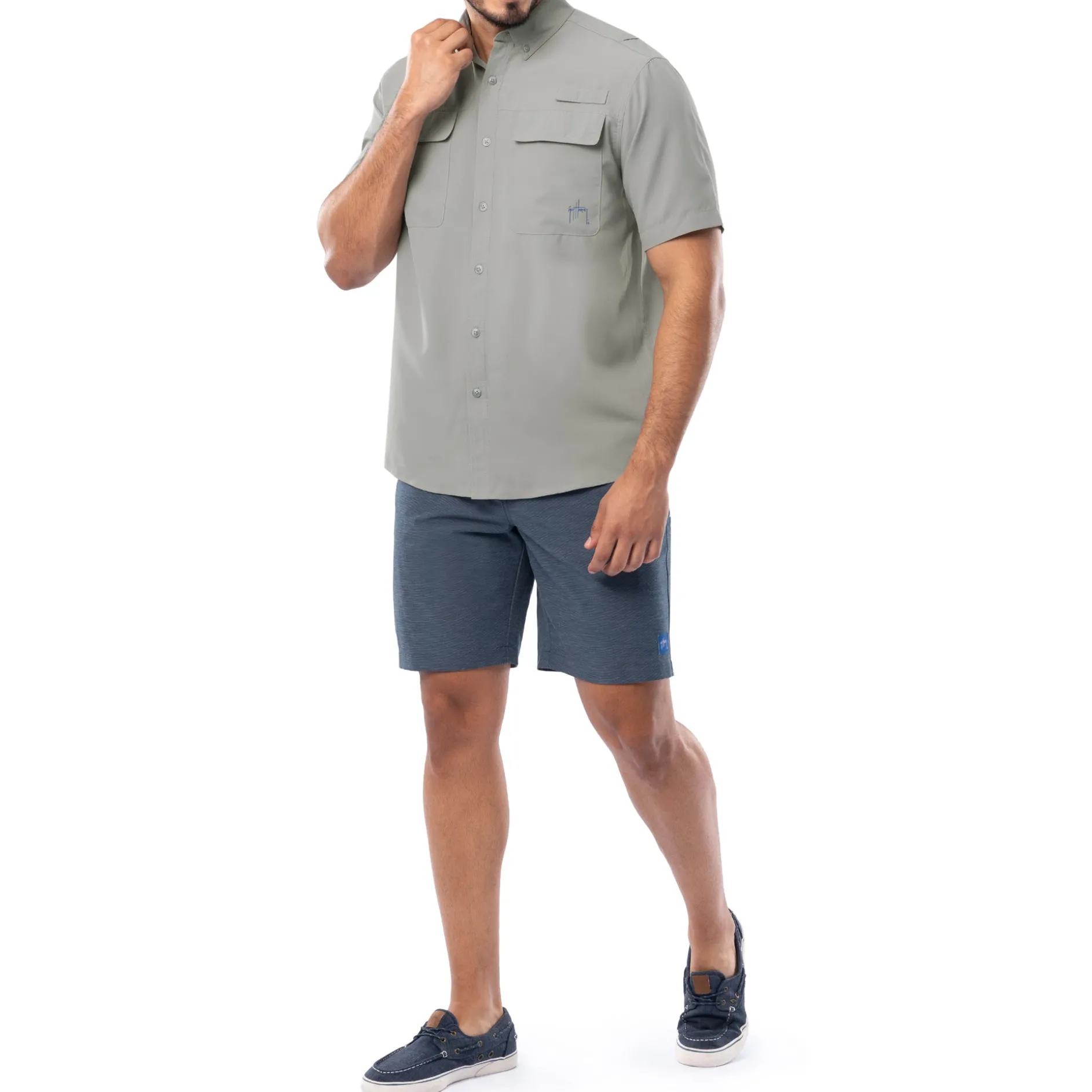 Men's Core Solid Short Sleeve Fishing Shirt